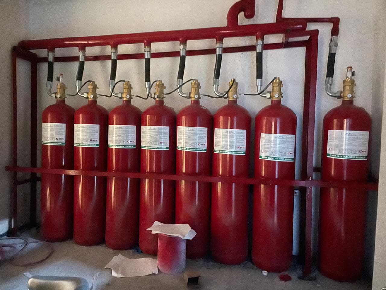 Clean-agent rooms: total flooding installation
